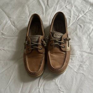 Sperry Top Sider Koifish Boat Shoes Women's Size 8.5 Brown Leather Casual Loafer